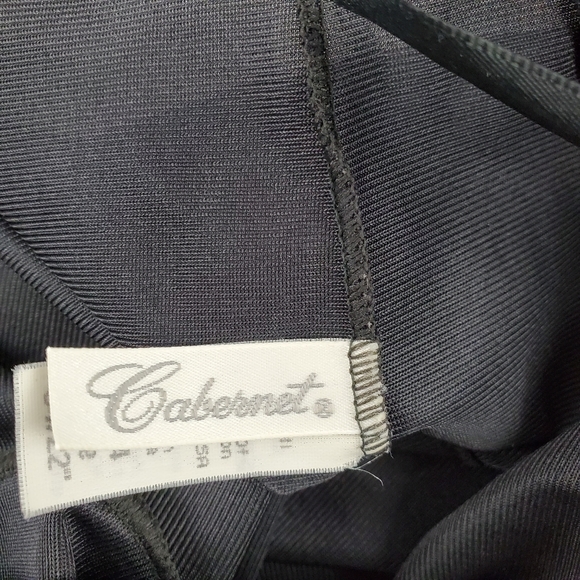 Vintage EUC Made in USA black slip size 34/22" - Picture 4 of 9